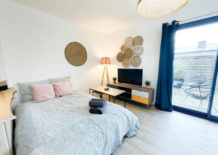 Jacuzzi Au Cocon Brestois Lejlighed *